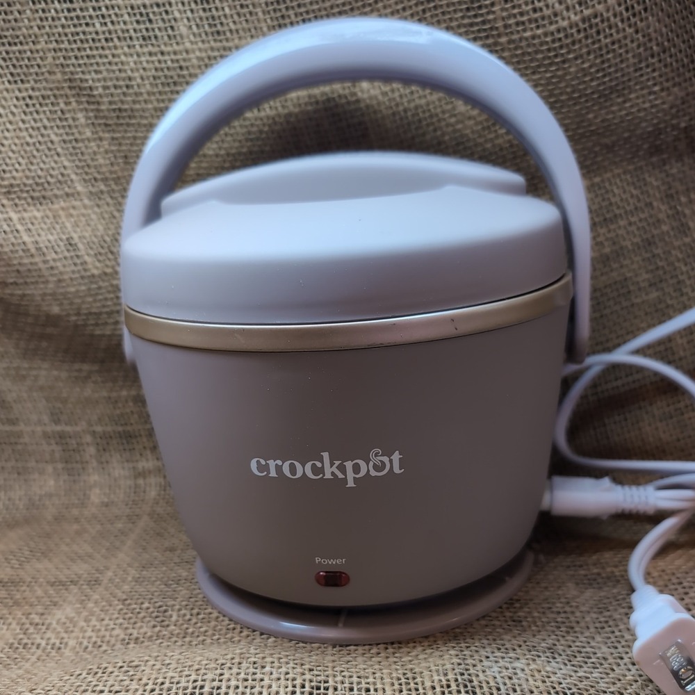 Crockpot Lunch Crock Food Warmer 20oz Portable Electric Lunch Box Mauve